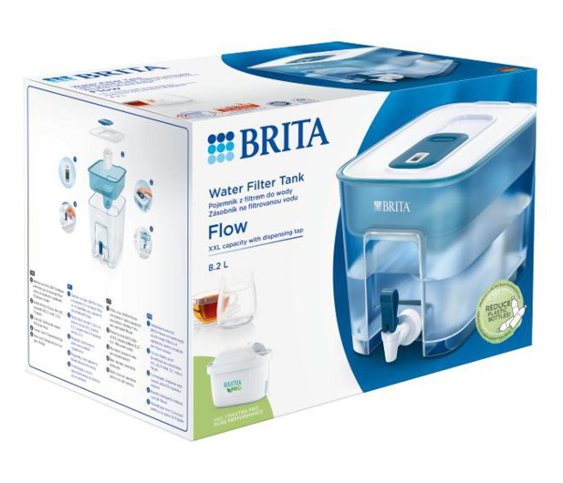 Brita Dystrybutor Flow niebieski z wkładem filtrującym MAXTRAPRO P - 1239756 - zdjęcie 5
